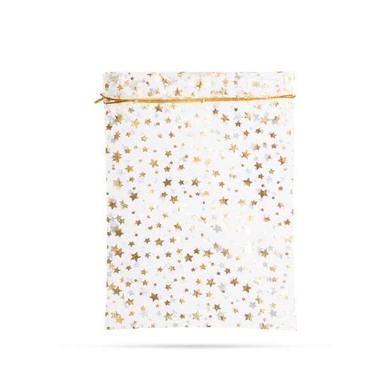 Organza ajándéktasak - ezüst, arany - 23 x 16 cm - 4 db / csomag 1 17631026502701075490.jpg