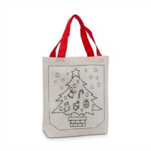 Karácsonyi színezhető szatyor