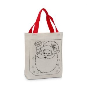 Karácsonyi színezhető szatyor