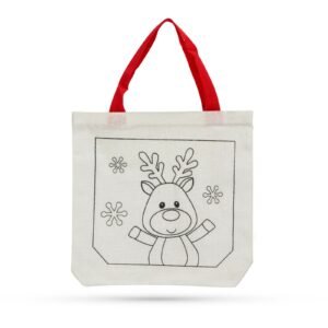 Karácsonyi színezhető szatyor