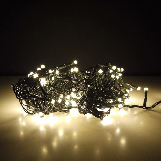 LED-es színváltós fényfüzér meleg fehér/hideg fehér 13,5m (180 LED) 2 LED-es színváltós fényfüzér meleg fehér/hideg fehér 13,5m (180 LED)