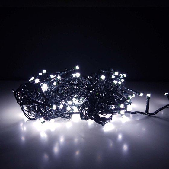 LED-es színváltós fényfüzér meleg fehér/hideg fehér 13,5m (180 LED) 3 LED-es színváltós fényfüzér meleg fehér/hideg fehér 13,5m (180 LED) – 2. kép