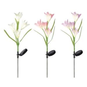 Napelemes virág lámpa