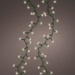 LED fényfüzér 10m (400 LED) meleg fehér, 8 funkció BUDGET